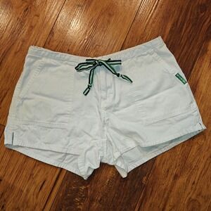 VTG Aeropostale Shorts Womens 3/4 Low Rise Cotton Front Tie 90s Y2K Coquette EUC